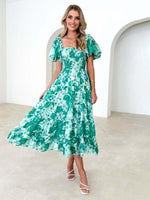 Maxi Jurk Off-Shoulder met Bloemenprint - Maxi Dresses - Jurkjes.co