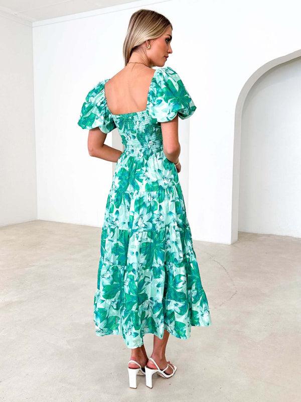 Maxi Jurk Off-Shoulder met Bloemenprint - Maxi Dresses - Jurkjes.co