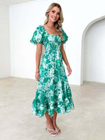 Maxi Jurk Off-Shoulder met Bloemenprint - Maxi Dresses - Jurkjes.co