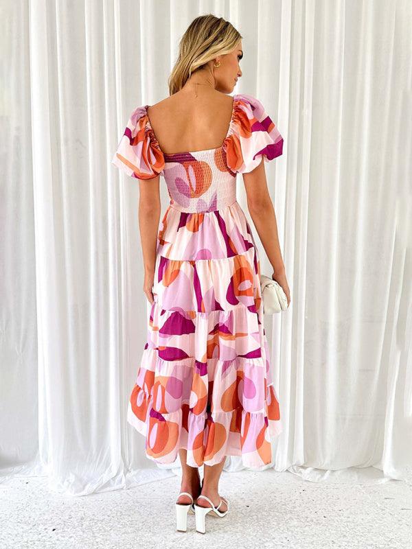 Maxi Jurk Off-Shoulder met Bloemenprint - Maxi Dresses - Jurkjes.co