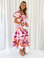 Maxi Jurk Off-Shoulder met Bloemenprint - Maxi Dresses - Jurkjes.co