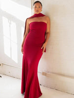 Maxi Jurk Strapless met Zeemeerminstijl - Maxi Dresses - Jurkjes.co