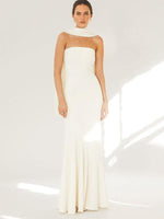 Maxi Jurk Strapless met Zeemeerminstijl - Maxi Dresses - Jurkjes.co