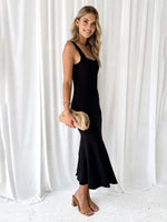 Mermaid Jurk met Vierkante Hals - Maxi Dresses - Jurkjes.co