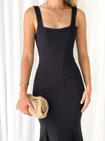 Mermaid Jurk met Vierkante Hals - Maxi Dresses - Jurkjes.co