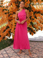 Midi Jurk met Asymmetrische Snit en Print - Maxi Dresses - Jurkjes.co