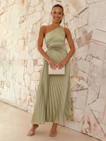 Midi Jurk met Asymmetrische Snit en Print - Maxi Dresses - Jurkjes.co