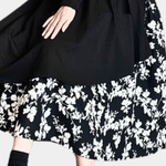 Midi Jurk met Bloemenprint en Ceintuur - Dresses - Jurkjes.co