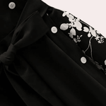 Midi Jurk met Bloemenprint en Ceintuur - Dresses - Jurkjes.co