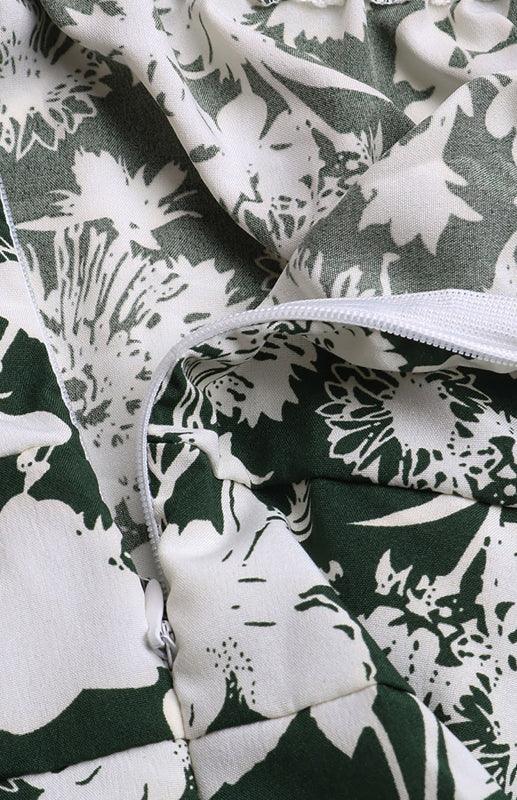 Midi Jurk met Bloemenprint en Off-Shoulder - Midi Dresses - Jurkjes.co