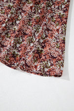 Midi Jurk met Bloemenprint en Split - Floral Dresses - Jurkjes.co