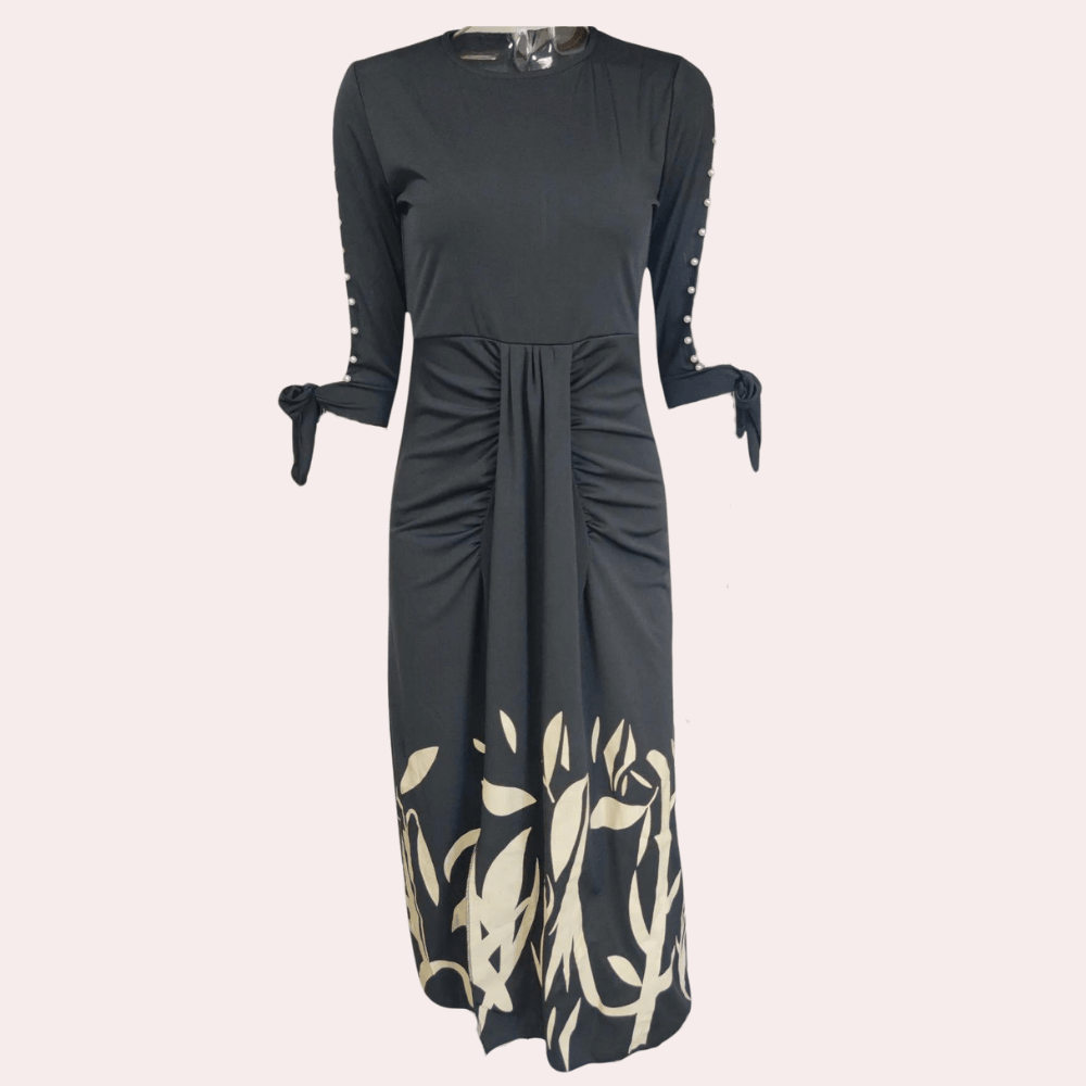 Midi-jurk met Bloemenprint en Split - Women Summer Dress - Jurkjes.co