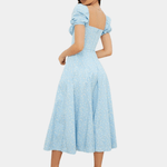 Midi Jurk met Bloemenprint en Split - Women Summer Dress - Jurkjes.co