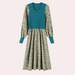 Midi Jurk met Bloemenprint en Strik - Dresses - Jurkjes.co