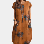 Midi-jurk met Bloemenprint - Women Summer Dress - Jurkjes.co
