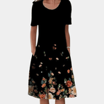 Midi-jurk met Bloemenprint - Women Summer Dress - Jurkjes.co