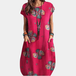 Midi-jurk met Bloemenprint - Women Summer Dress - Jurkjes.co
