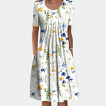 Midi-jurk met Bloemenprint - Women Summer Dress - Jurkjes.co