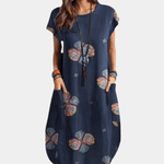 Midi-jurk met Bloemenprint - Women Summer Dress - Jurkjes.co