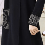 Midi Jurk met Borduurdetails - Dresses - Jurkjes.co