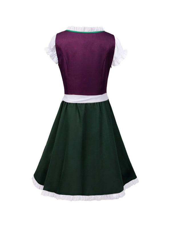 Midi Jurk met Borduursel en Plooirok - Group4 - Jurkjes.co