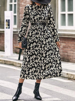 Midi Jurk met Ceintuur en Dierenprint - Midi Dresses - Jurkjes.co