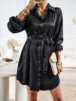 Midi Jurk met Ceintuur en Dierenprint - Mini Dresses - Jurkjes.co