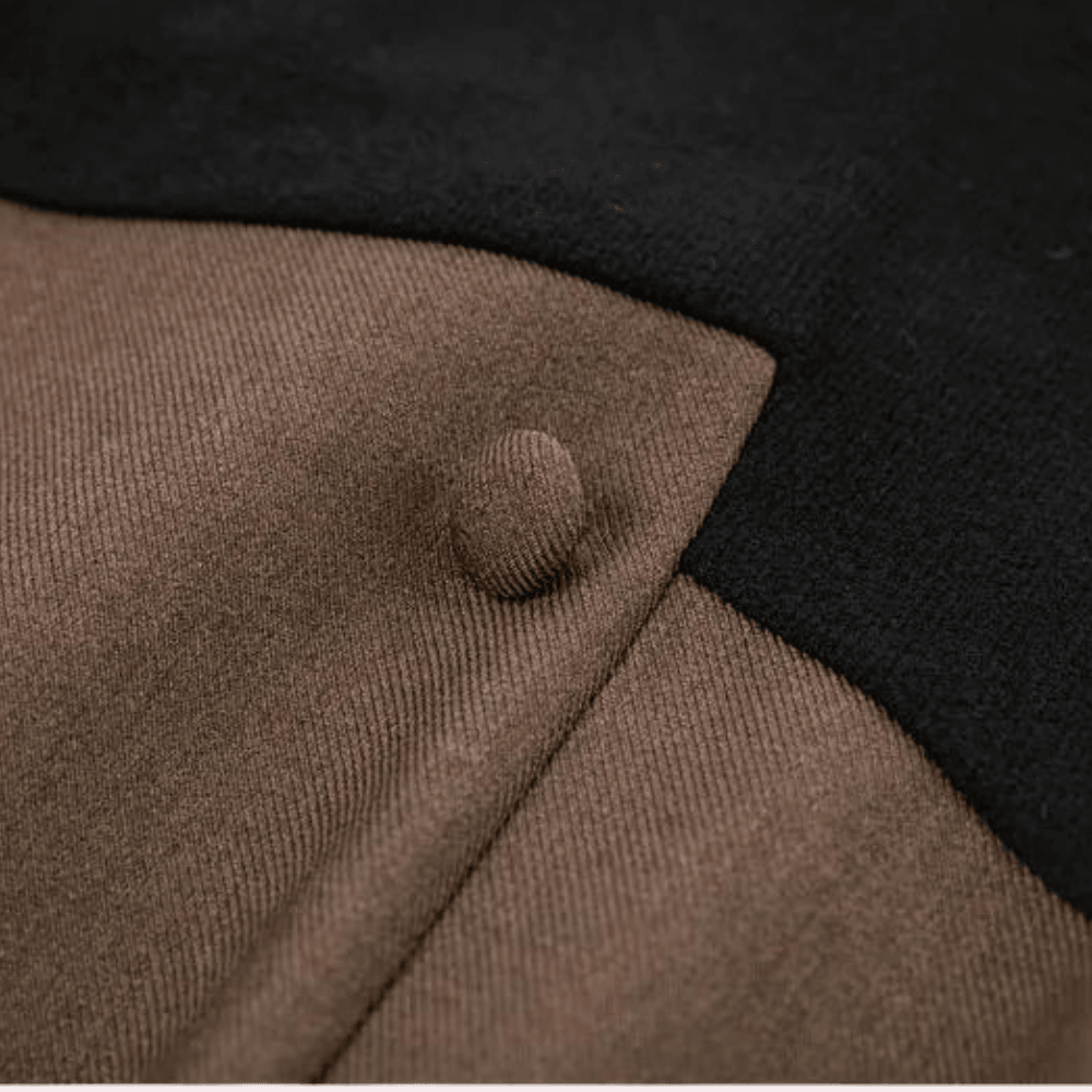 Midi-jurk met Ceintuur en Knoopdetails - Dresses - Jurkjes.co