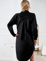 Midi Jurk met Ceintuur en Knopsluiting - Mini Dresses - Jurkjes.co