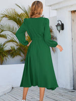 Midi Jurk met Chique Strikdetail - Maxi Dresses - Jurkjes.co