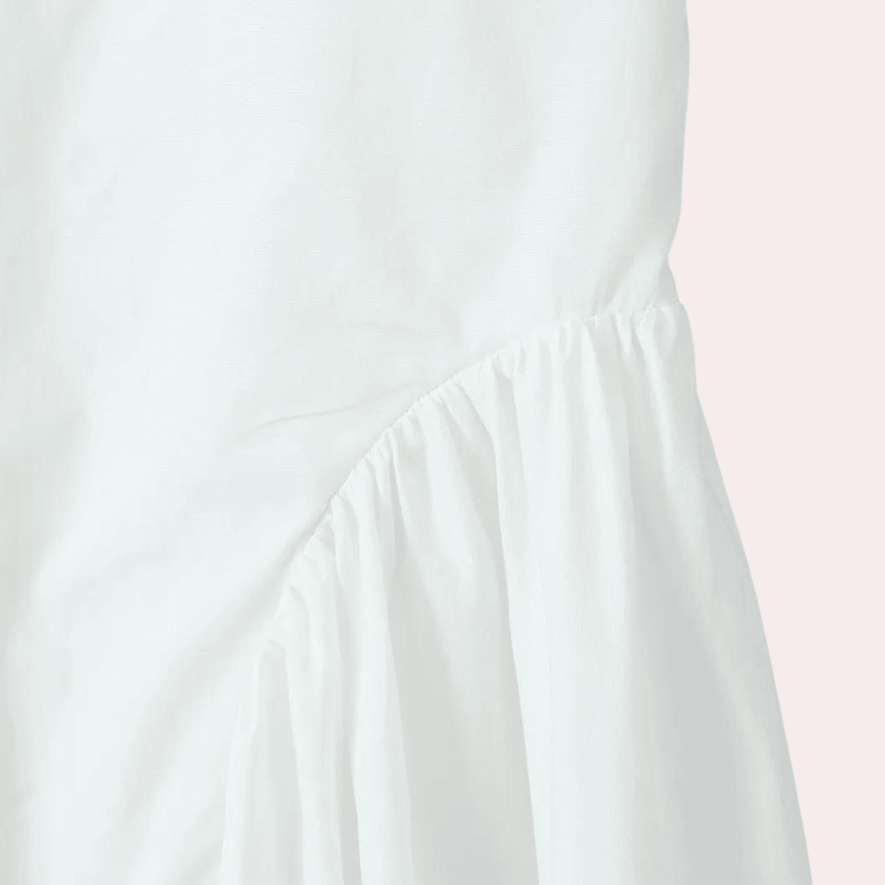 Midi Jurk met Diepe V-hals en Open Rug - CB - Dress - Jurkjes.co