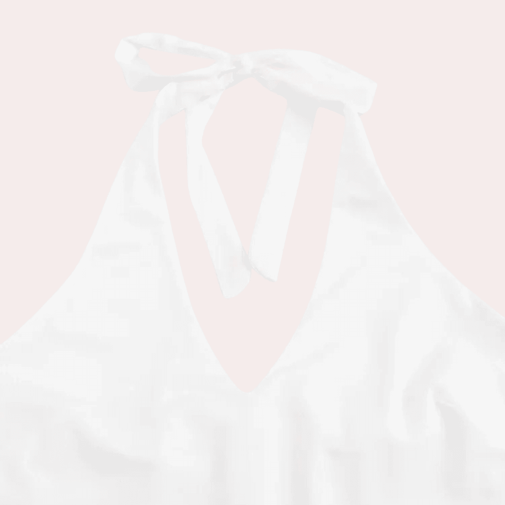 Midi Jurk met Diepe V-hals en Open Rug - CB - Dress - Jurkjes.co