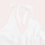 Midi Jurk met Diepe V-hals en Open Rug - CB - Dress - Jurkjes.co