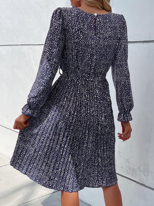 Midi Jurk met Elegante Dierenprint - Midi Dresses - Jurkjes.co