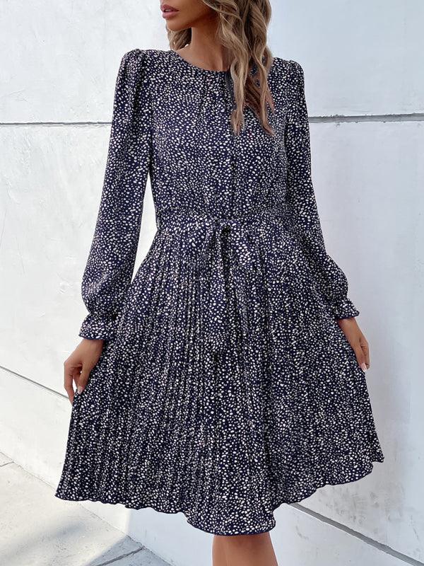 Midi Jurk met Elegante Dierenprint - Midi Dresses - Jurkjes.co