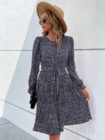 Midi Jurk met Elegante Dierenprint - Midi Dresses - Jurkjes.co