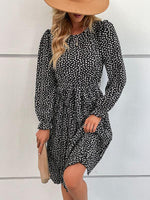 Midi Jurk met Elegante Dierenprint - Midi Dresses - Jurkjes.co