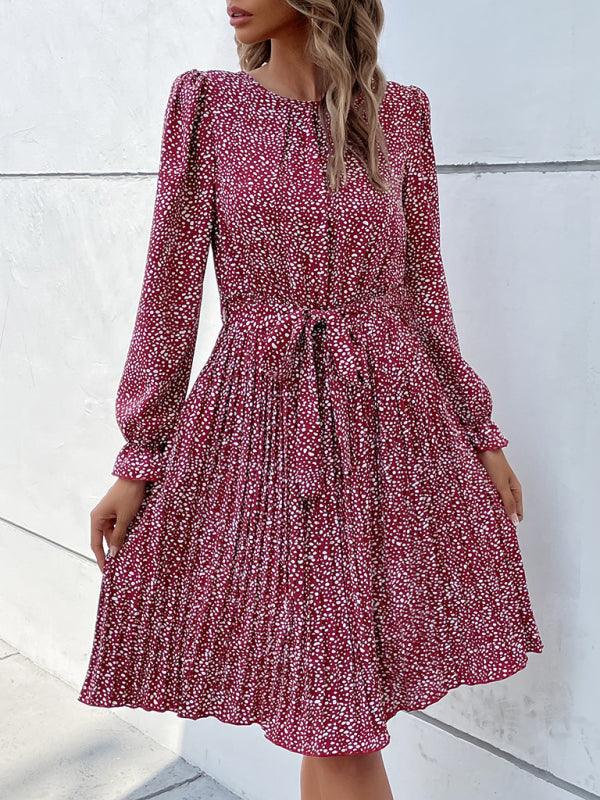 Midi Jurk met Elegante Dierenprint - Midi Dresses - Jurkjes.co
