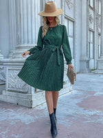 Midi Jurk met Elegante Dierenprint - Midi Dresses - Jurkjes.co