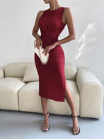Midi Jurk met Elegante Slim Fit - Midi Dresses - Jurkjes.co