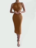 Midi Jurk met Elegante Slim Fit - Midi Dresses - Jurkjes.co