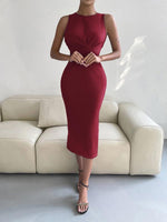 Midi Jurk met Elegante Slim Fit - Midi Dresses - Jurkjes.co