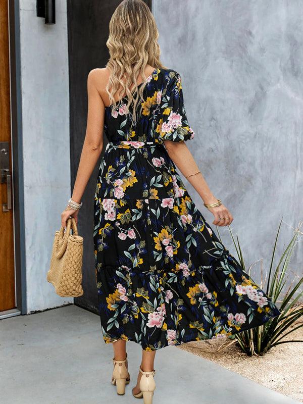 Midi Jurk met Geometrisch Patroon - Maxi Dresses - Jurkjes.co