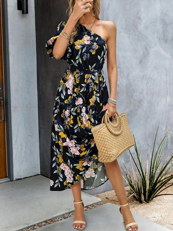 Midi Jurk met Geometrisch Patroon - Maxi Dresses - Jurkjes.co