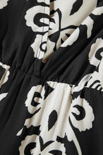 Midi Jurk met Geometrisch Patroon - Midi Dresses - Jurkjes.co