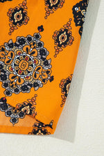 Midi Jurk met Geometrische Print - Midi Dresses - Jurkjes.co