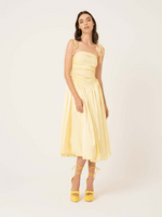 Midi Jurk met Halterhals en Uitlopende Rok - Midi Dresses - Jurkjes.co