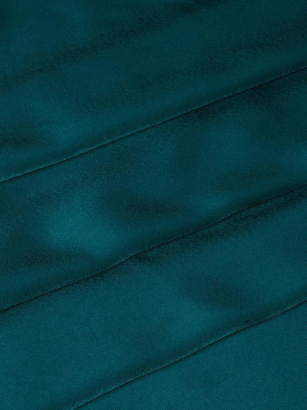 Midi Jurk met Halterhals in Effen Satijn - Maxi Dresses - Jurkjes.co