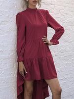 Midi Jurk met Hoog-Laag Zoom - Midi Dresses - Jurkjes.co