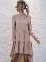 Midi Jurk met Hoog-Laag Zoom - Midi Dresses - Jurkjes.co